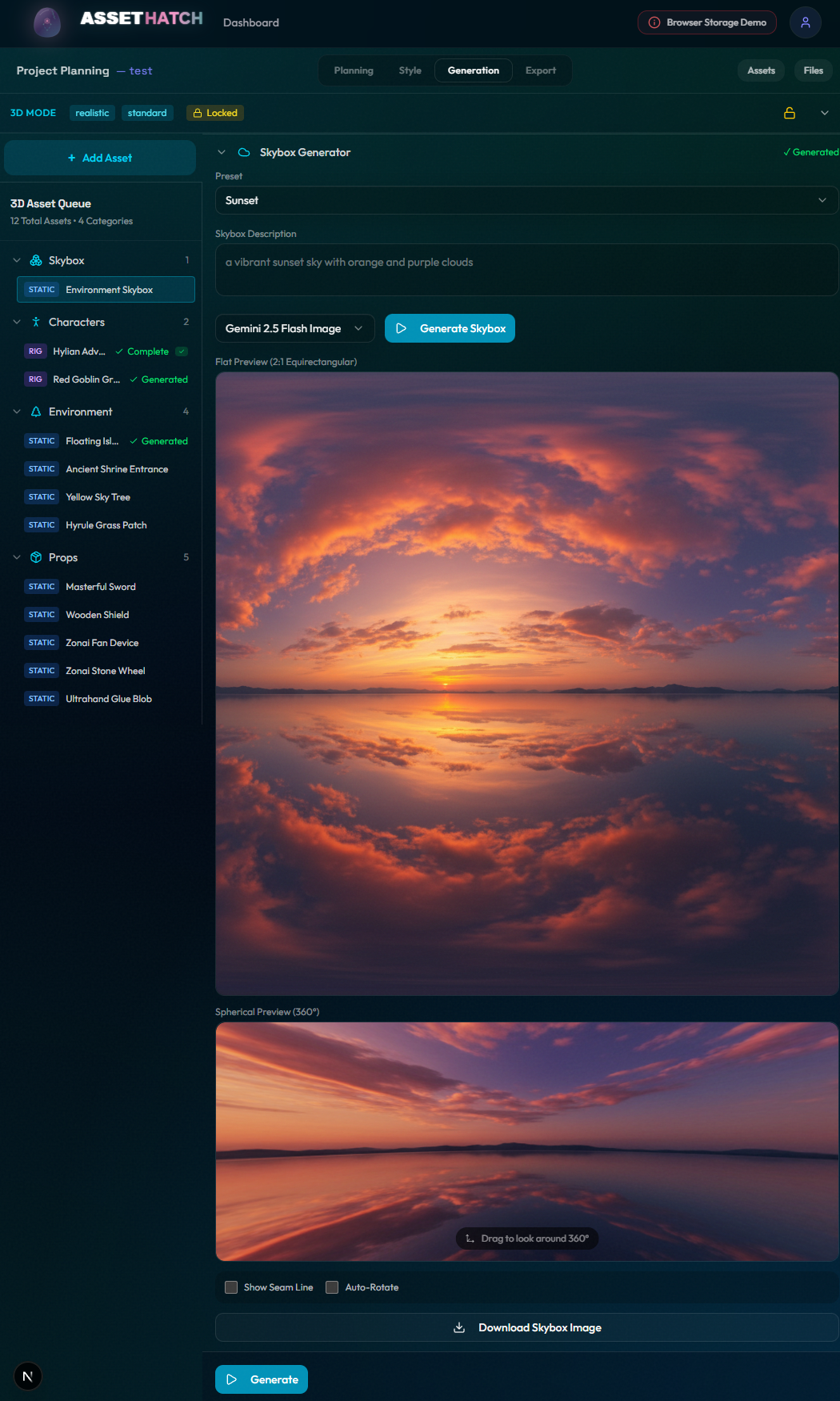 equirectangular panorama